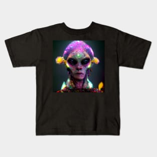 Cosmic Being From Another Dimension Kids T-Shirt